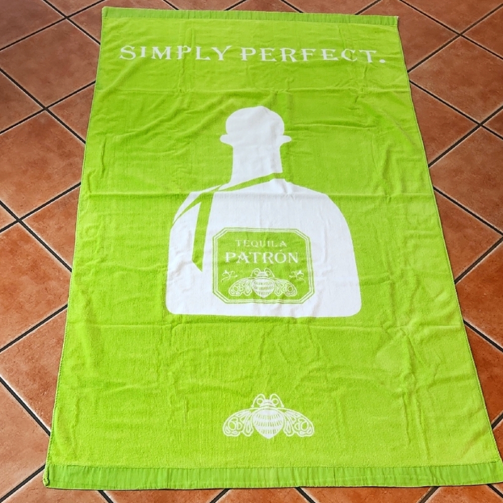 Patron Tequila Beach Towel 🏖💚